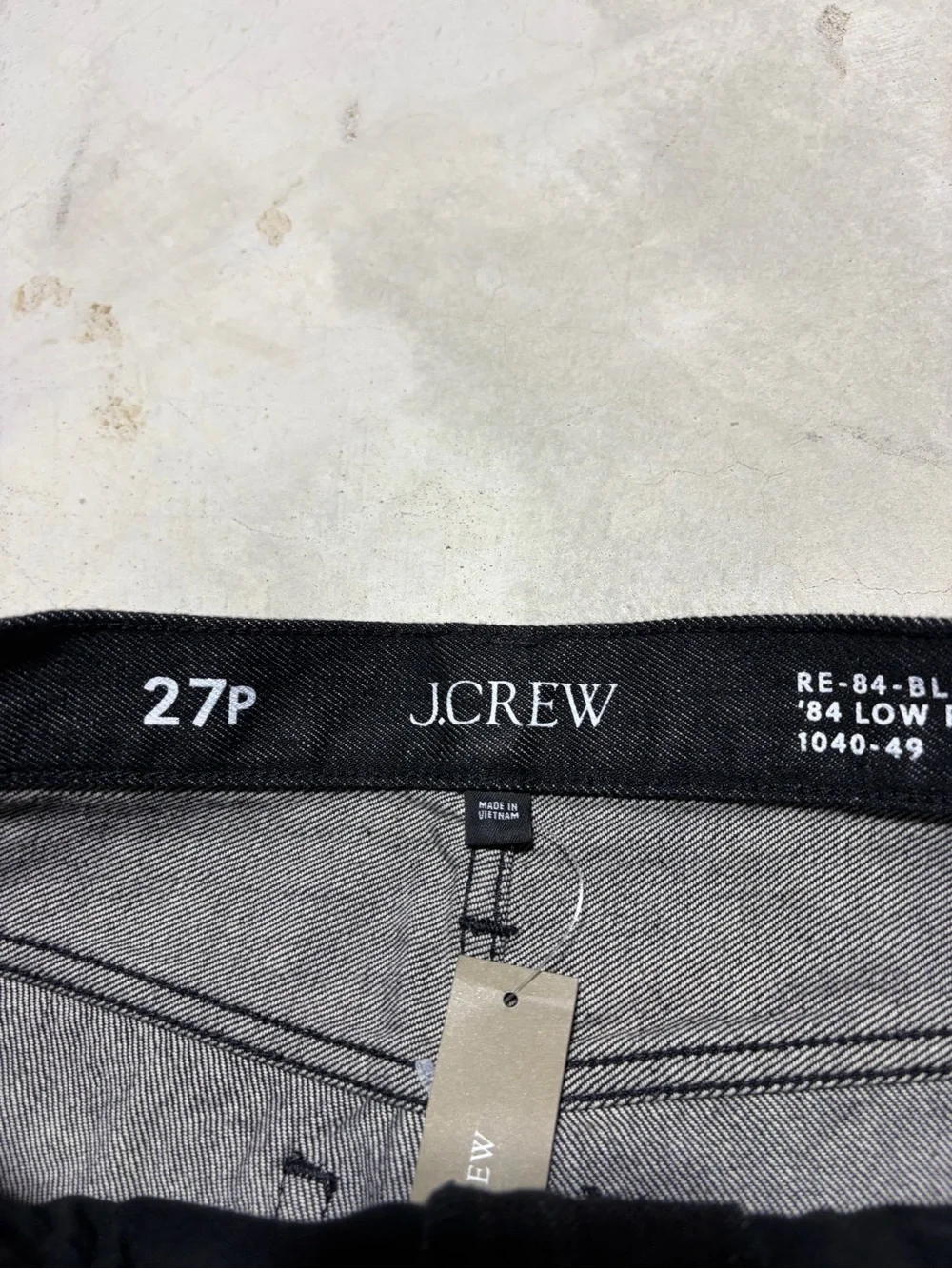 J. Crew NWT ‘84 low rise wide leg Dark Wash Jeans 27P